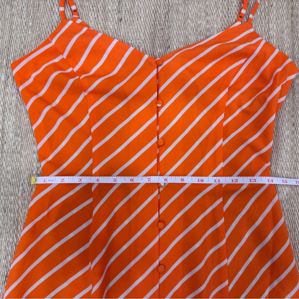 Warehouse Orange Strap Dress - Picture 12 of 14
